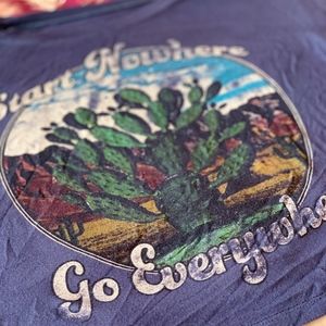 Blue Adventure Crop Top